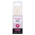 Bâton de cire Ø 8 mm 6 pcs Extra blanc - Jacques Herbin - Rougier et Plé