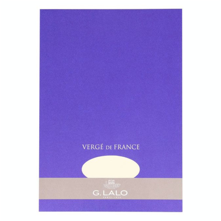 Bloc de papier à lettre ivoire Vergé 100 g/m² 50 feuilles - G. Lalo - Rougier et Plé
