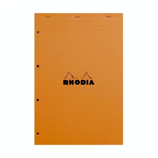 Bloc de papier A4 Seyès 80 g/m² 80 F Orange - Rhodia - Rougier et Plé