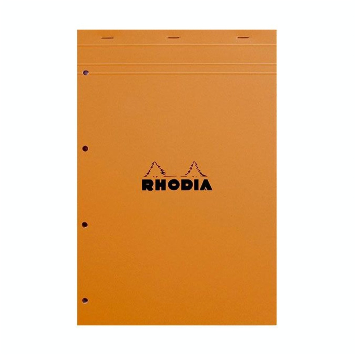 Bloc de papier A4 Seyès 80 g/m² 80 F Orange - Rhodia - Rougier et Plé