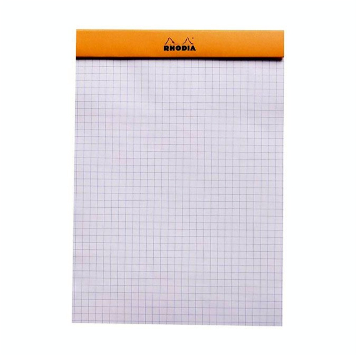 Bloc de papier Q 5x5 80 g/m² 80 F Orange - Rhodia - Rougier et Plé