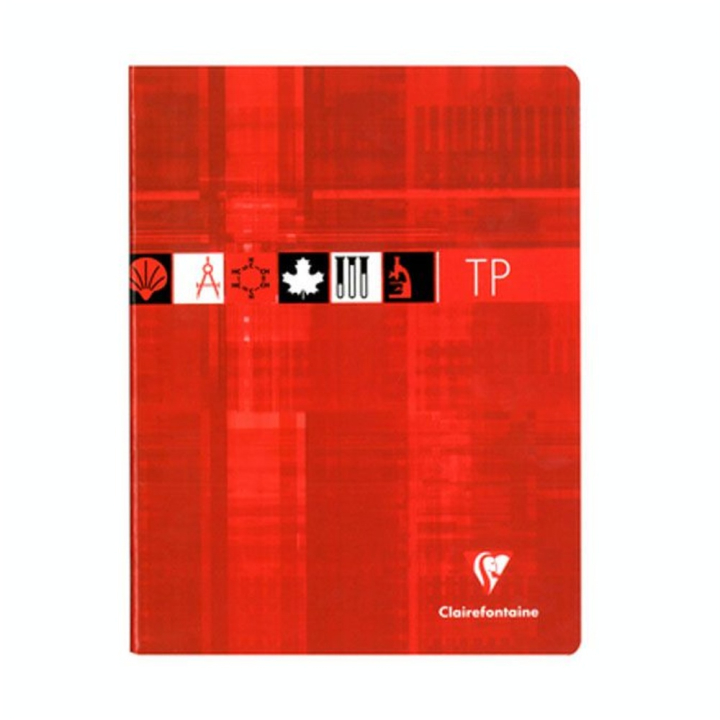 Cahier de Travaux Pratiques 17 x 22 cm  80 p Seyes 90 + 125 g/m² - Clairefontaine - Rougier et Plé