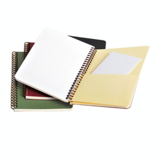 Carnet américain Age Bag Noir 3 poches A5 120 p Ligné - Clairefontaine - Rougier et Plé