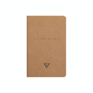 Carnet Flying Spirit kraft 11 x 17 cm 96 pages Lignées 90g/m² - Clairefontaine - Rougier et Plé