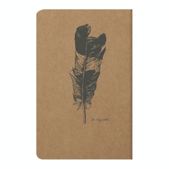 Carnet Flying Spirit kraft 11 x 17 cm 96 pages Lignées 90g/m² - Clairefontaine - Rougier et Plé