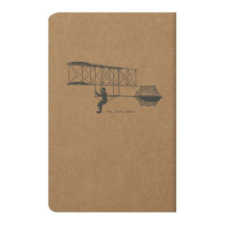 Carnet Flying Spirit kraft 11 x 17 cm 96 pages Lignées 90g/m² - Clairefontaine - Rougier et Plé