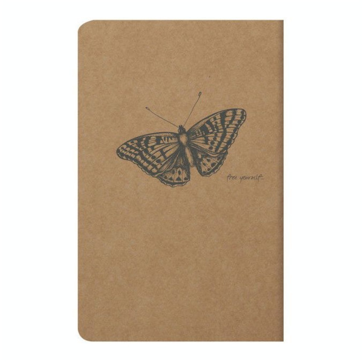 Carnet Flying Spirit kraft 11 x 17 cm 96 pages Lignées 90g/m² - Clairefontaine - Rougier et Plé