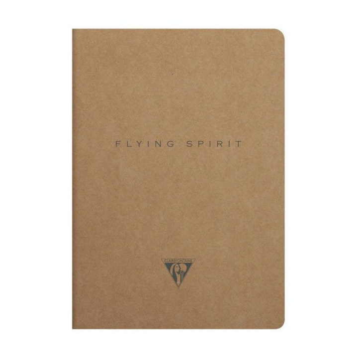 Carnet Flying Spirit kraft 14,8 x 21 cm 96 pages Lignées 90g/m² - Clairefontaine - Rougier et Plé