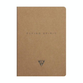 Carnet Flying Spirit kraft 7,5 x 12 cm 48 pages Lignées 90g/m² - Clairefontaine - Rougier et Plé