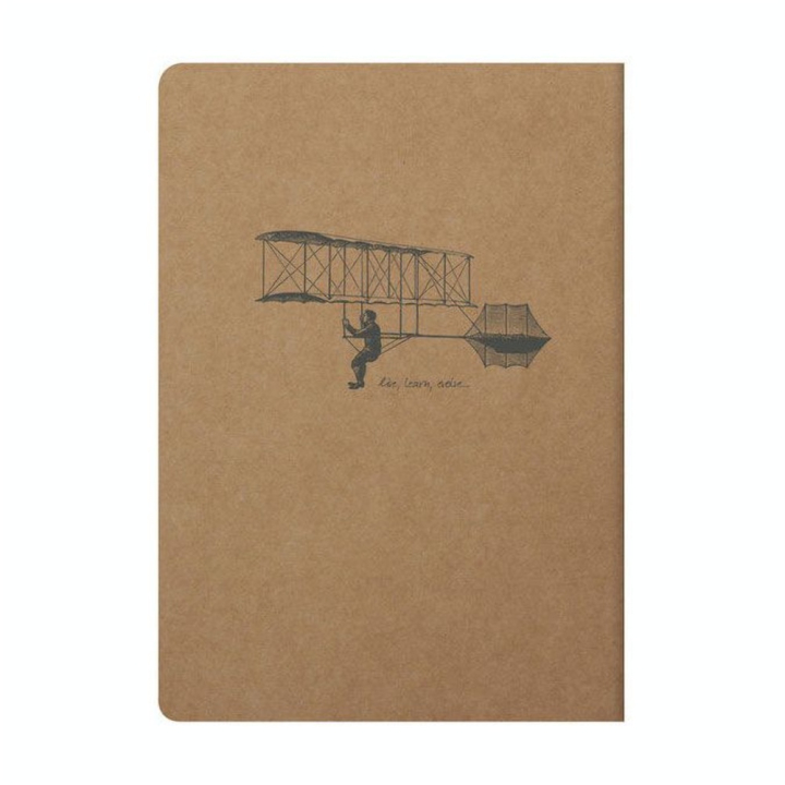 Carnet Flying Spirit kraft 7,5 x 12 cm 48 pages Lignées 90g/m² - Clairefontaine - Rougier et Plé