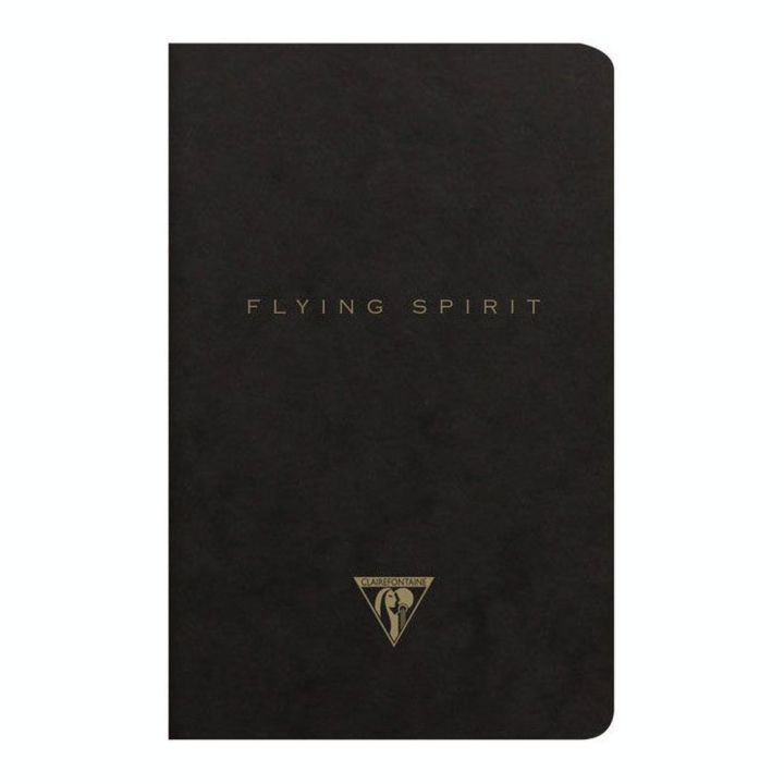 Carnet Flying Spirit noir 11 x 17 cm 96 pages Lignées 90g/m² - Clairefontaine - Rougier et Plé