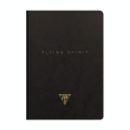 Carnet Flying Spirit noir 14,8 x 21 cm 192 pages Lignées 90g/m² - Clairefontaine - Rougier et Plé