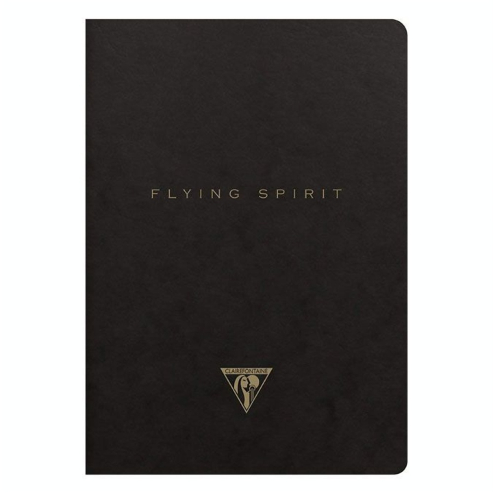 Carnet Flying Spirit noir 14,8 x 21 cm 96 pages Lignées 90g/m² - Clairefontaine - Rougier et Plé