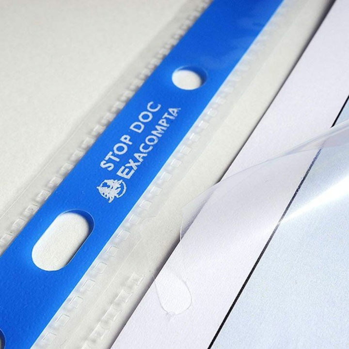 Pochette perforée ouverte Stop Doc A4 25 pcs - Exacompta - Rougier et Plé