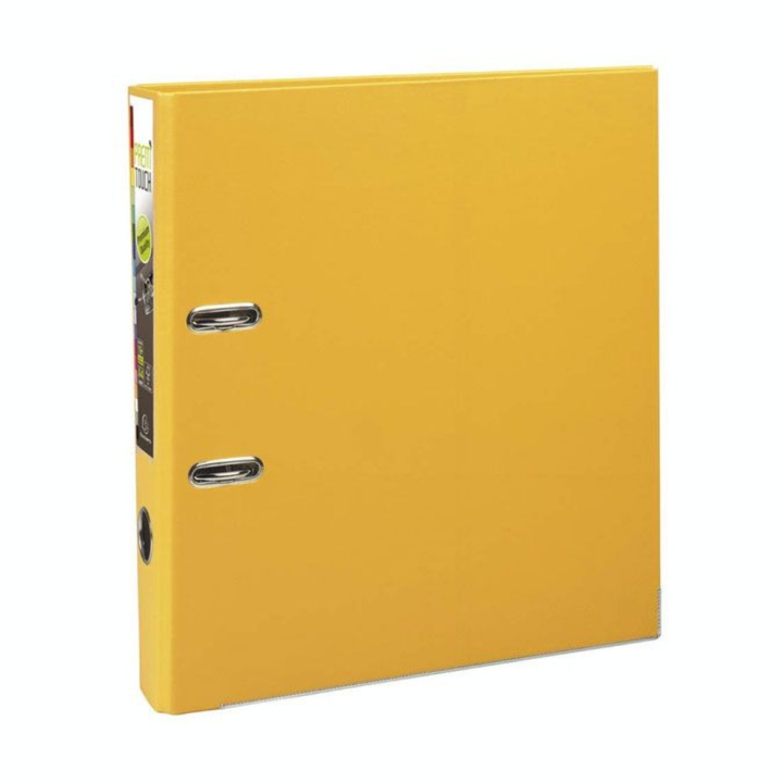 Classeur à levier Prem'Touch A4 Dos 50 mm Jaune - Exacompta - Rougier et Plé