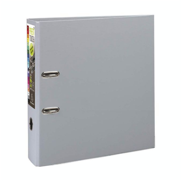 Classeur à levier Prem'Touch A4 Dos 80 mm Anthracite - Exacompta - Rougier et Plé