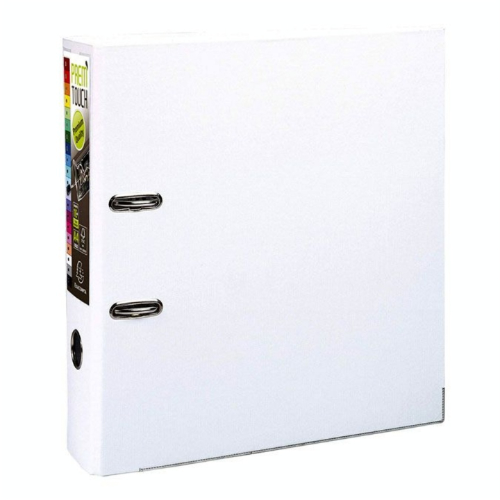 Classeur à levier Prem'Touch A4 Dos 80 mm Blanc - Exacompta - Rougier et Plé
