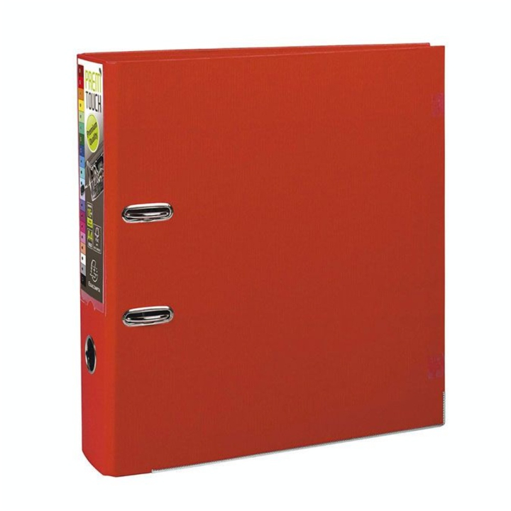 Classeur à levier Prem'Touch A4 Dos 80 mm Rouge - Exacompta - Rougier et Plé