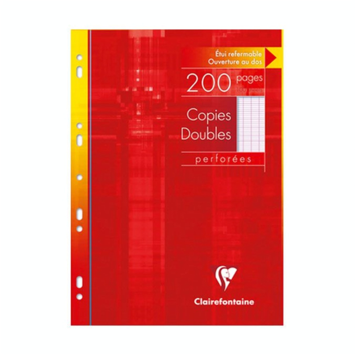Copie double A4 Seyès 90 g/m² 200 p - Clairefontaine - Rougier et Plé