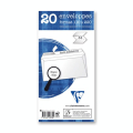 Enveloppe adhésive à Fenêtre 110 x 220 80 g/m² 20 pcs - Clairefontaine - Rougier et Plé