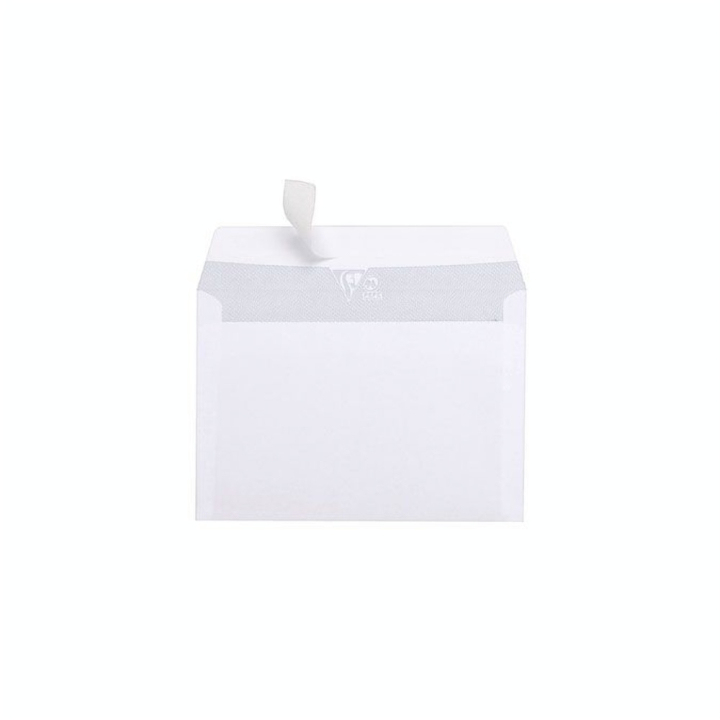 Enveloppe adhésive à Fenêtre 114 x 162 80 g/m² 20 pcs - Clairefontaine - Rougier et Plé