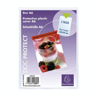 Étui de protection A6 PVC - Exacompta - Rougier et Plé