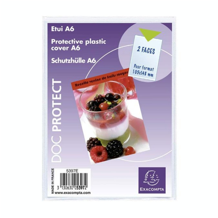 Étui de protection A6 PVC - Exacompta - Rougier et Plé