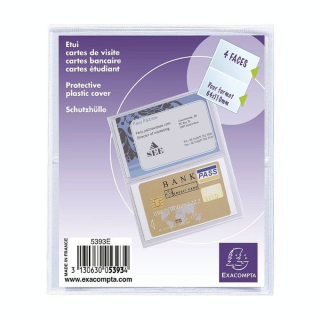 Étui de protection nouveau Permis Carte de visite Carte crédit PVC - Exacompta - Rougier et Plé