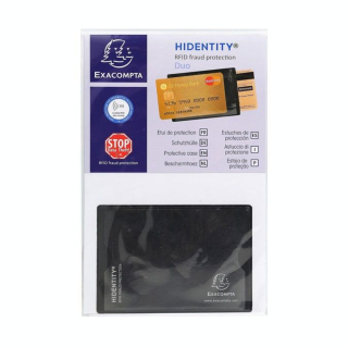Porte-carte Étui de protection RFID Hidentity duo - Exacompta - Rougier et Plé