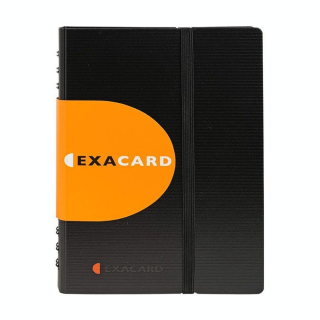 Porte-cartes de visite Exacard Capacité 120 cartes 20 x 14,5 cm - Exacompta - Rougier et Plé