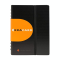 Porte-cartes de visite Exacard Capacité 120 cartes 20 x 14,5 cm - Exacompta - Rougier et Plé