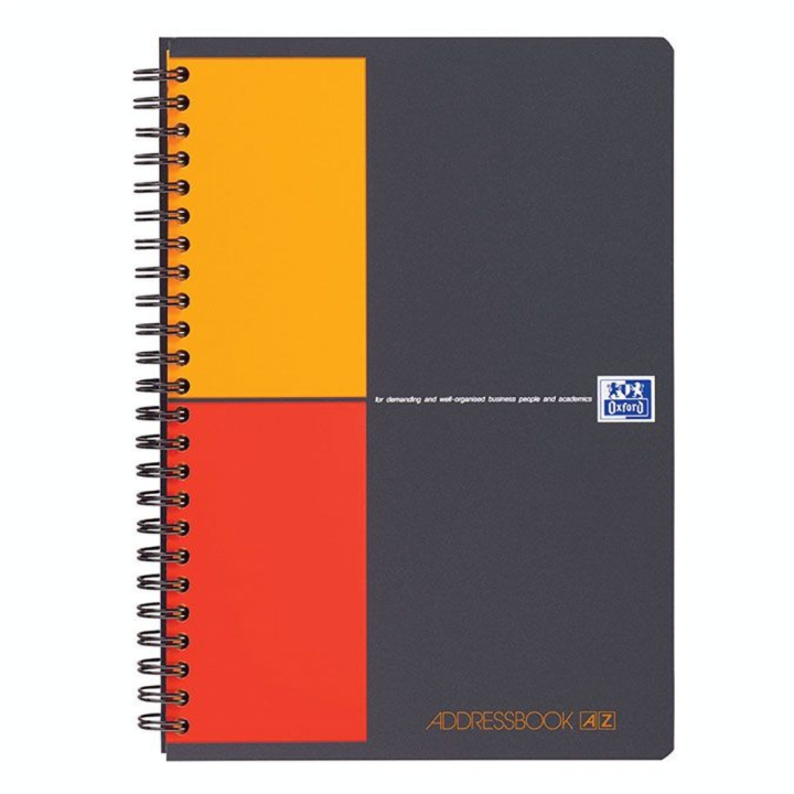 Répertoire Adressbook A5 144 pages spirales - Oxford - Rougier et Plé