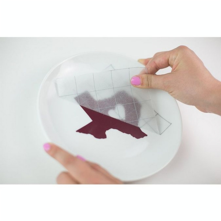 Film de transfert transparent autocollant 22,9 cm x 3 m - Silhouette - Rougier et Plé