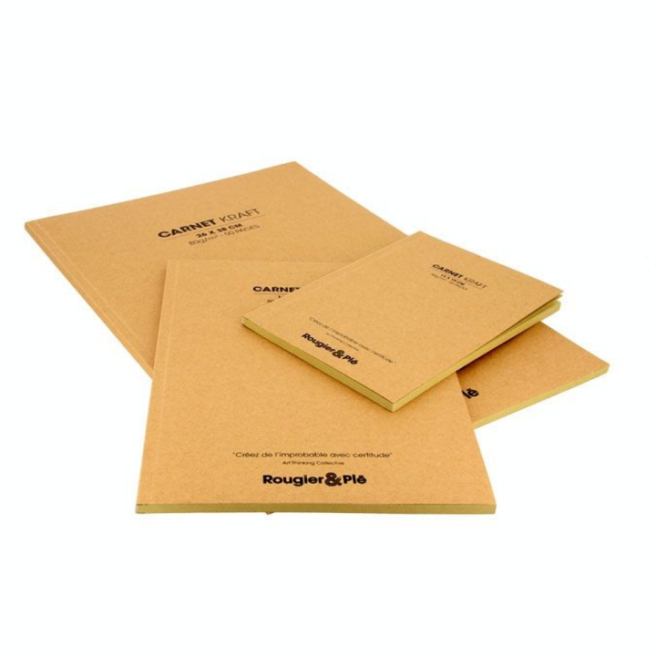 Carnet papier Kraft 80 g/m² 50 feuilles - Rougier&Plé - Rougier et Plé