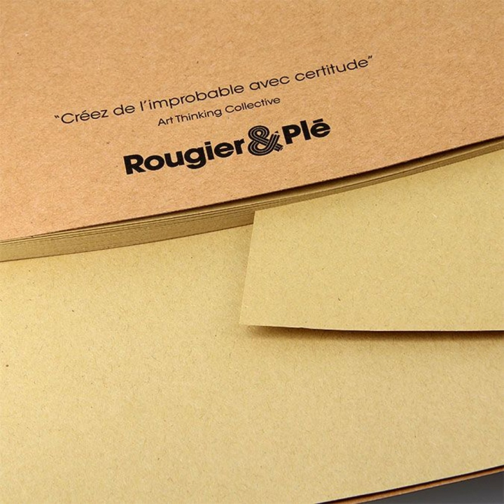 Carnet papier Kraft 80 g/m² 50 feuilles - Rougier&Plé - Rougier et Plé