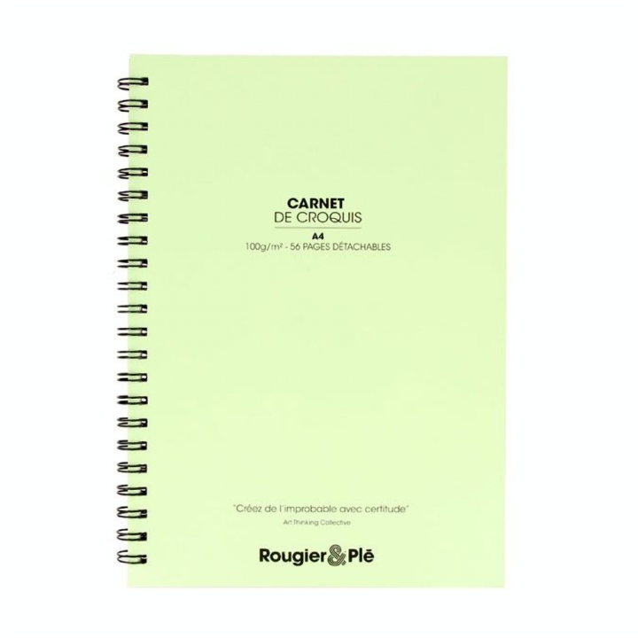 Bloc de croquis Vert 100 g/m² 56 feuilles - Rougier&Plé - Rougier et Plé