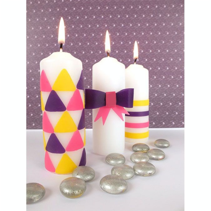 Plaque de cire pour bougie 20 x 5 cm 10 pcs - Graine Créative - Rougier et Plé