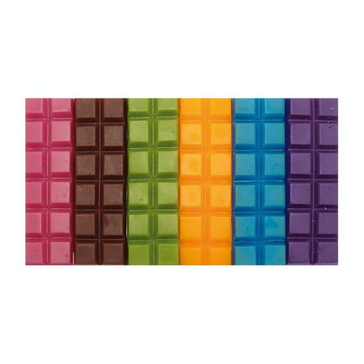 Cire à modeler couleurs Vives n°2 6 x 40 g + Mèche 1 m - Graine Créative - Rougier et Plé