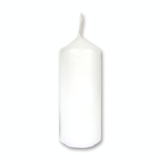 Bougie blanche Cylindre H. 9cm  Ø 5 cm - Graine Créative - Rougier et Plé