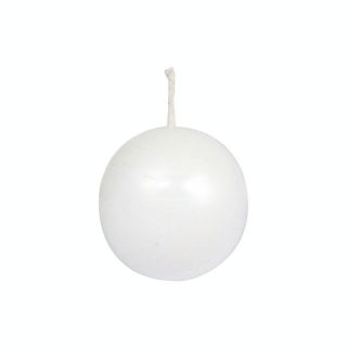 Bougie blanche Boule Ø 5 cm - Graine Créative - Rougier et Plé