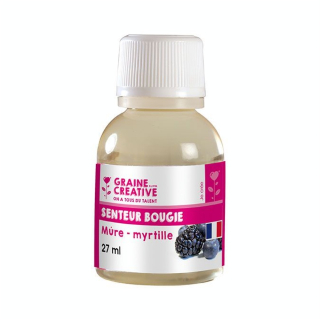 Parfum à bougie 27 ml Mûre Myrtille - Graine Créative - Rougier et Plé