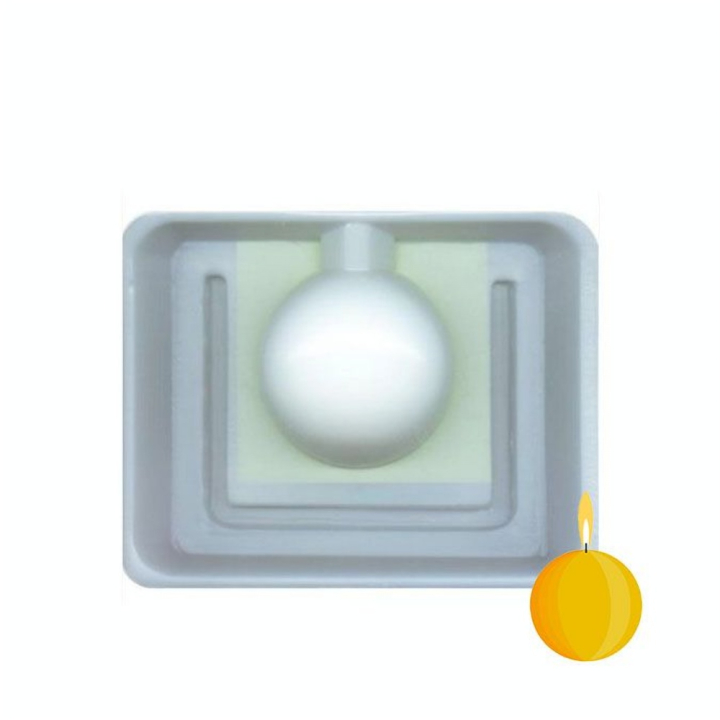 Moule à bougie Boule 80 mm - Graine Créative - Rougier et Plé