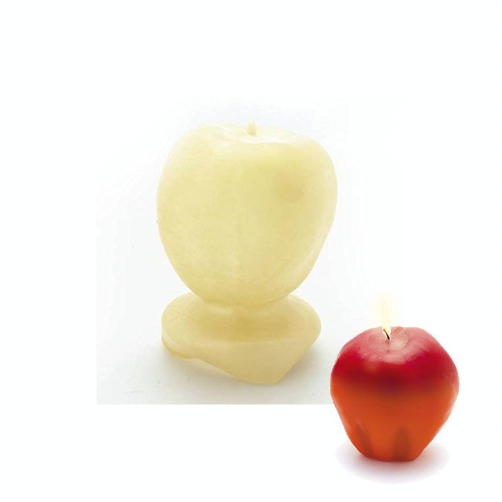 Moule à bougie en latex Pomme 8 cm - Graine Créative - Rougier et Plé