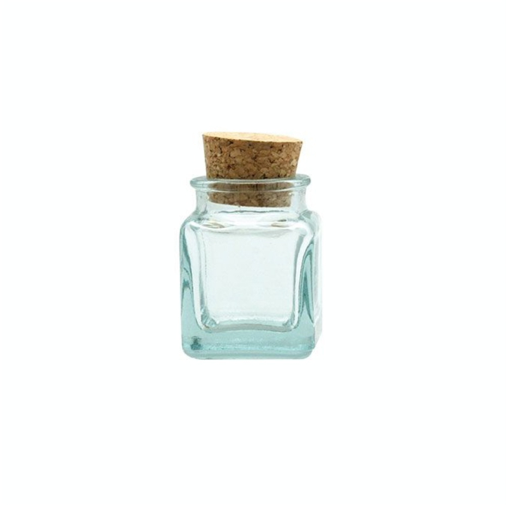 Flacon en verre Cube 6 cm - Graine Créative - Rougier et Plé