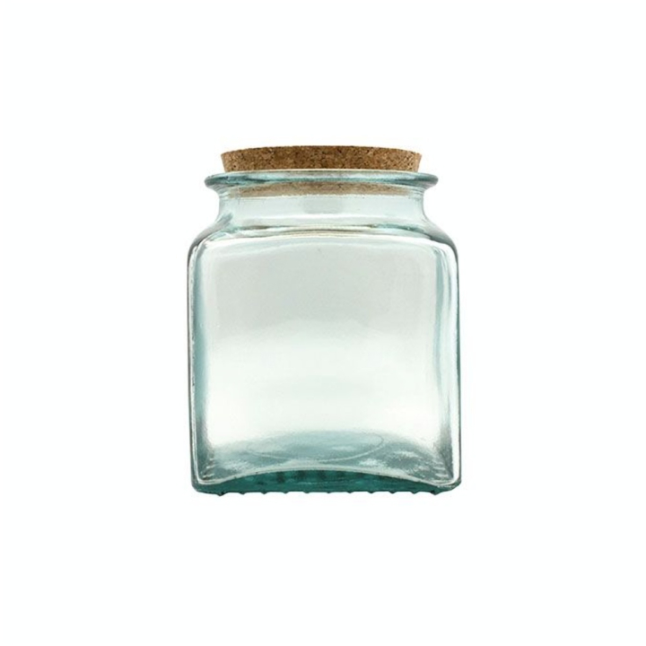 Pot en verre Carré 14 cm - Graine Créative - Rougier et Plé