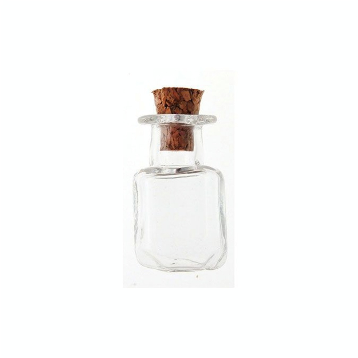 Flacon miniature en verre Carré 2 pcs - Graine Créative - Rougier et Plé