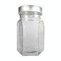 Bocal en verre Hexagonal + couvercle 240 ml - Graine Créative - Rougier et Plé