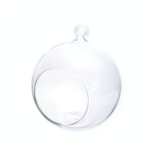 Boule en verre Ouverte Ø 8 cm - Graine Créative - Rougier et Plé