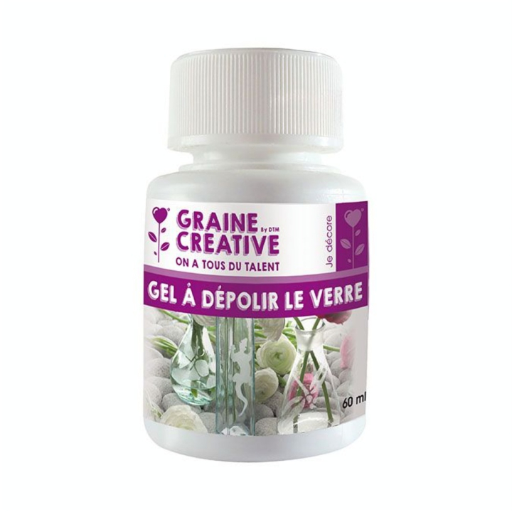Gel à dépolir le verre 60 ml - Graine Créative - Rougier et Plé