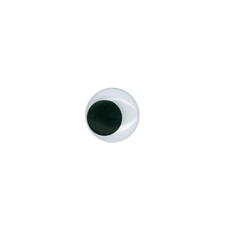 Yeux mobiles Noir Ø 5 mm 20 pcs - Graine Créative - Rougier et Plé